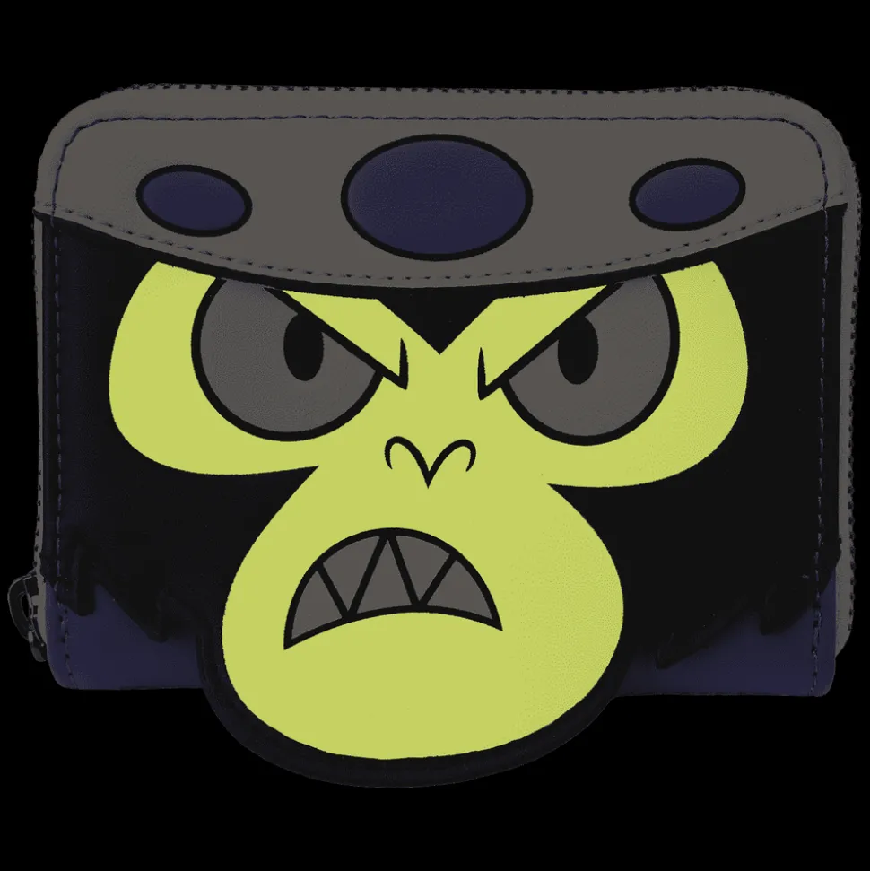 The Powerpuff Girls Wallets<Powerpuff Girls Mojo Jojo Glow Cosplay Zip Around Wallet