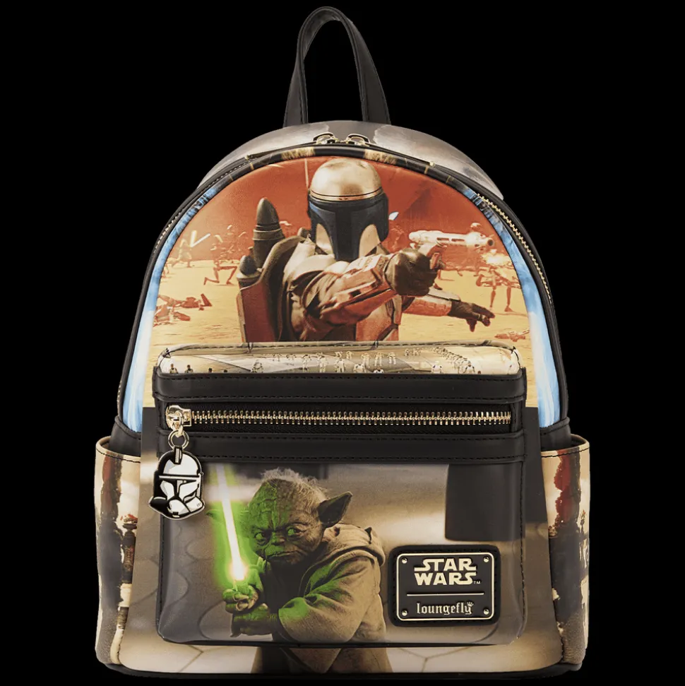 Star Wars Mini Backpacks<: Episode Ii Attack Of The Clones Scene Mini Backpack