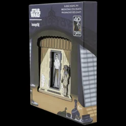 Star Wars Enamel Pins<: Return Of The Jedi 40Th Anniversary Han Solo In Carbonite Sliding Pin