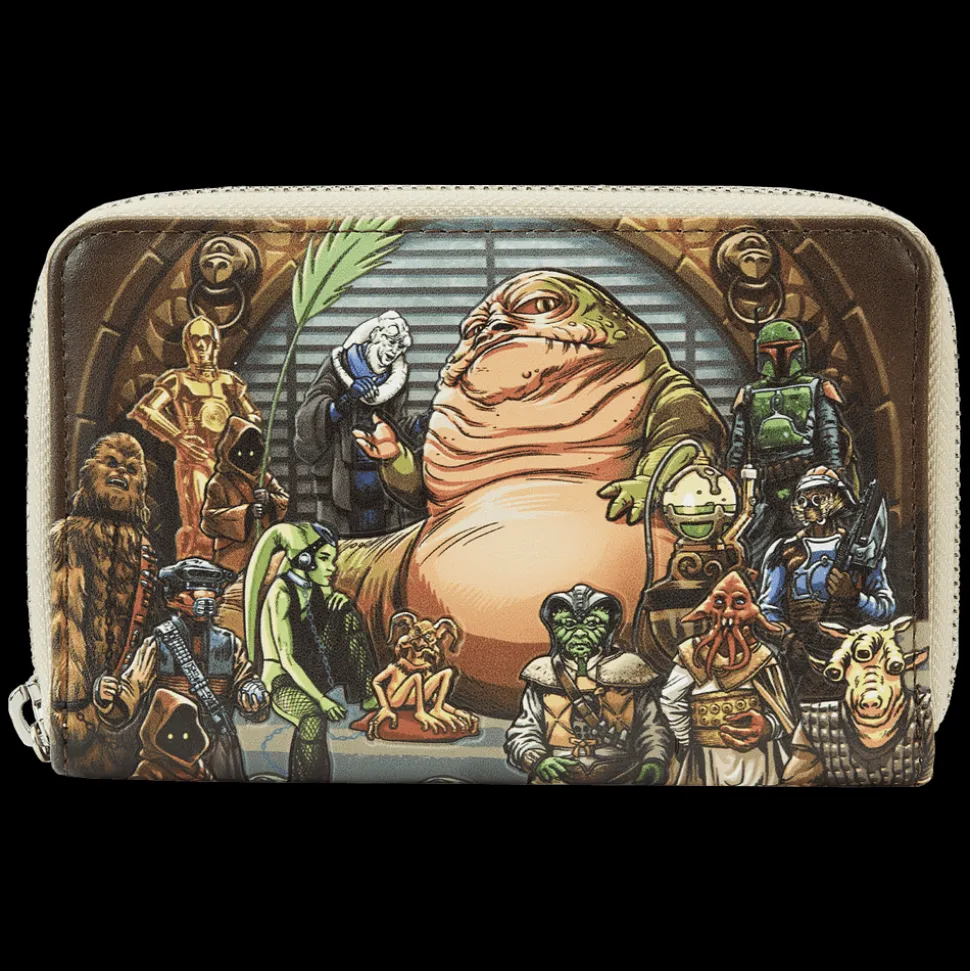 Star Wars Wallets<: Return Of The Jedi Jabba'S Palace Zip Around Wallet