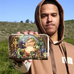 Star Wars Wallets<: Return Of The Jedi Jabba'S Palace Zip Around Wallet