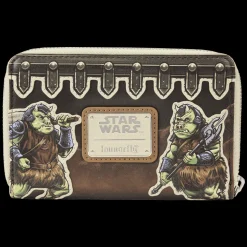 Star Wars Wallets<: Return Of The Jedi Jabba'S Palace Zip Around Wallet