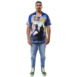 Unisex Star Wars Tops<: Return Of The Jedi Poster Camp Shirt