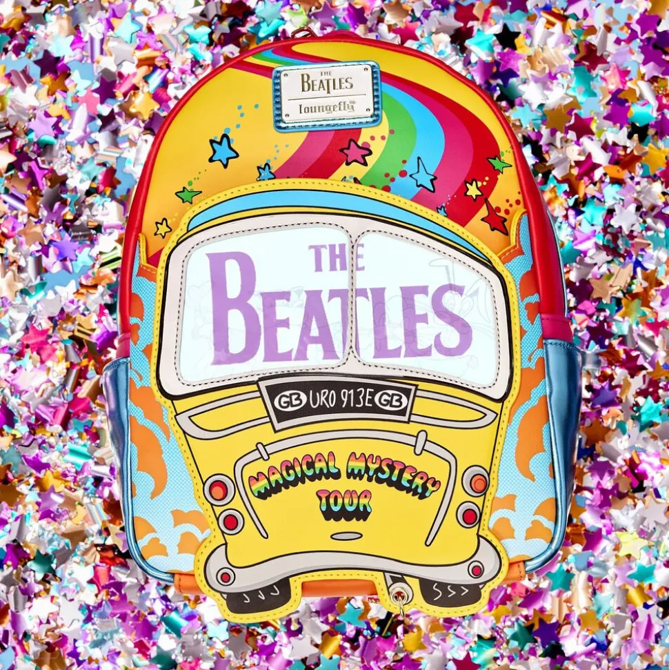 The Beatles Mini Backpacks< Magical Mystery Tour Bus Lenticular Mini Backpack