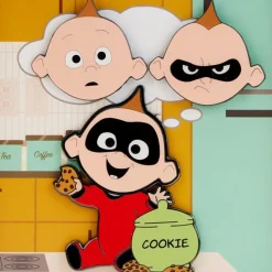 Pixar Enamel Pins<The Incredibles Jack Jack Mixed Emotions Pin Set
