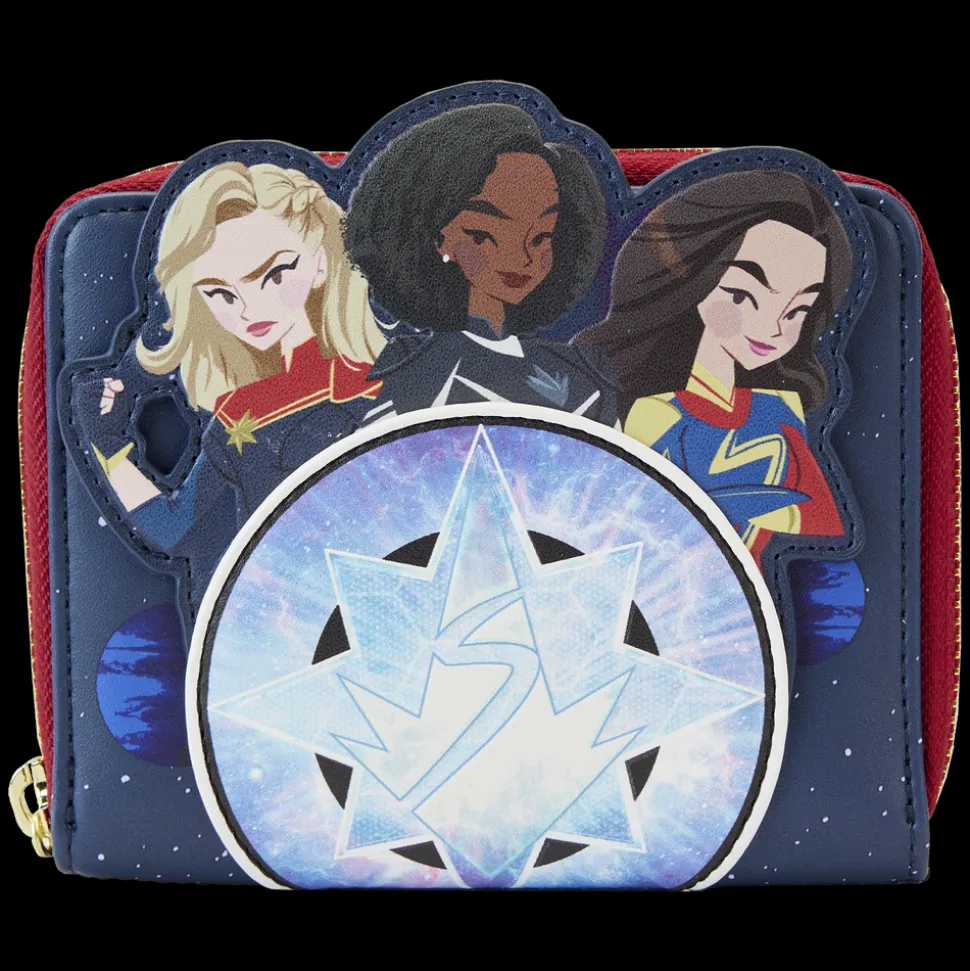 Marvel Wallets<The s Symbol Glow Zip Around Wallet