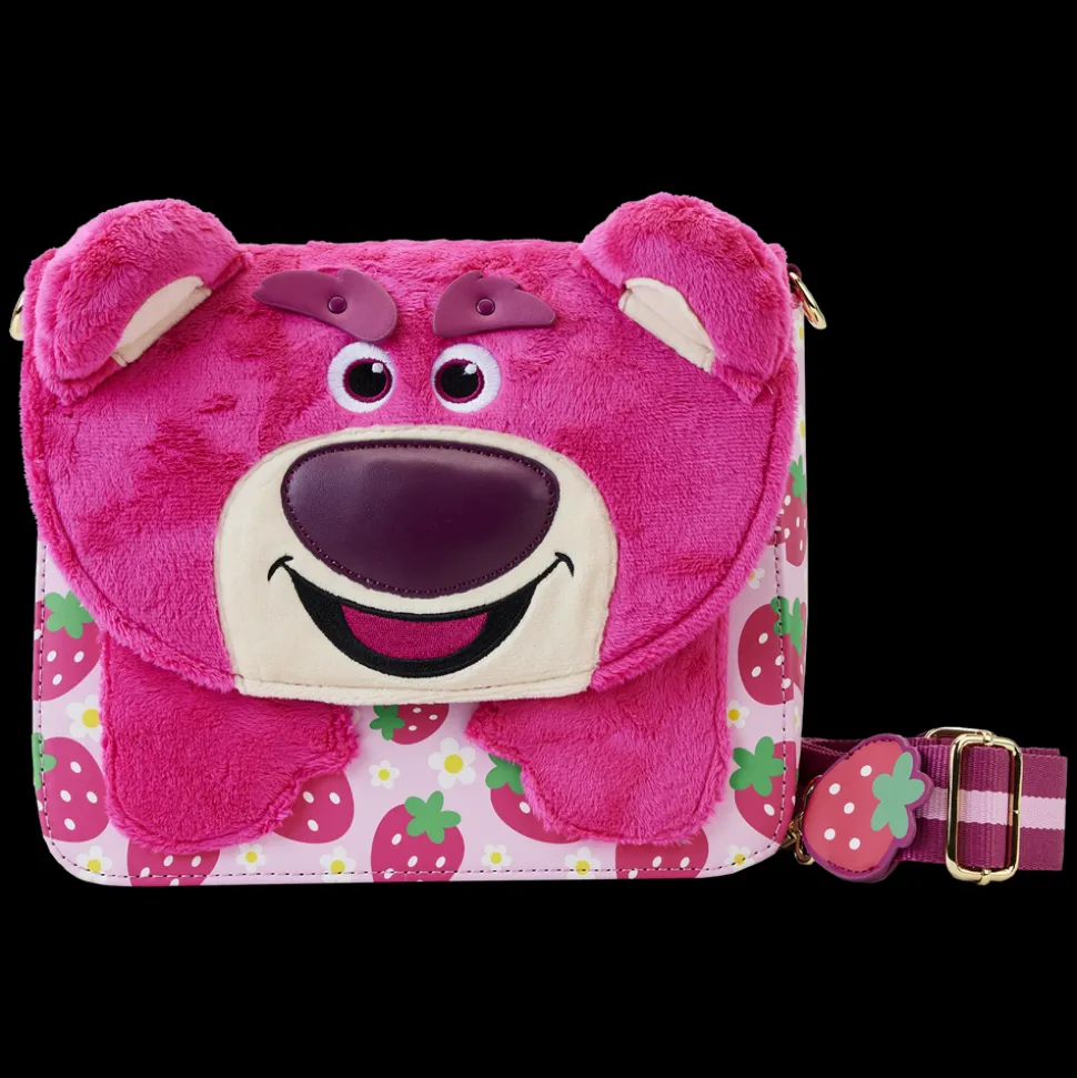 Pixar Crossbody Bags<Toy Story Lotso Plush Berry Strap Crossbody Bag