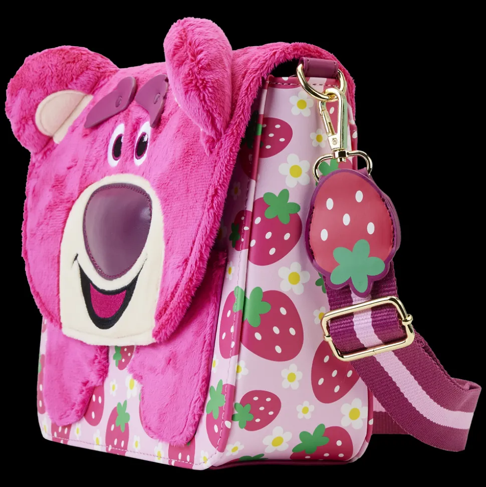 Pixar Crossbody Bags<Toy Story Lotso Plush Berry Strap Crossbody Bag