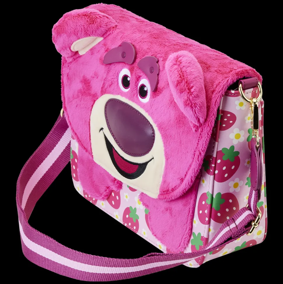 Pixar Crossbody Bags<Toy Story Lotso Plush Berry Strap Crossbody Bag